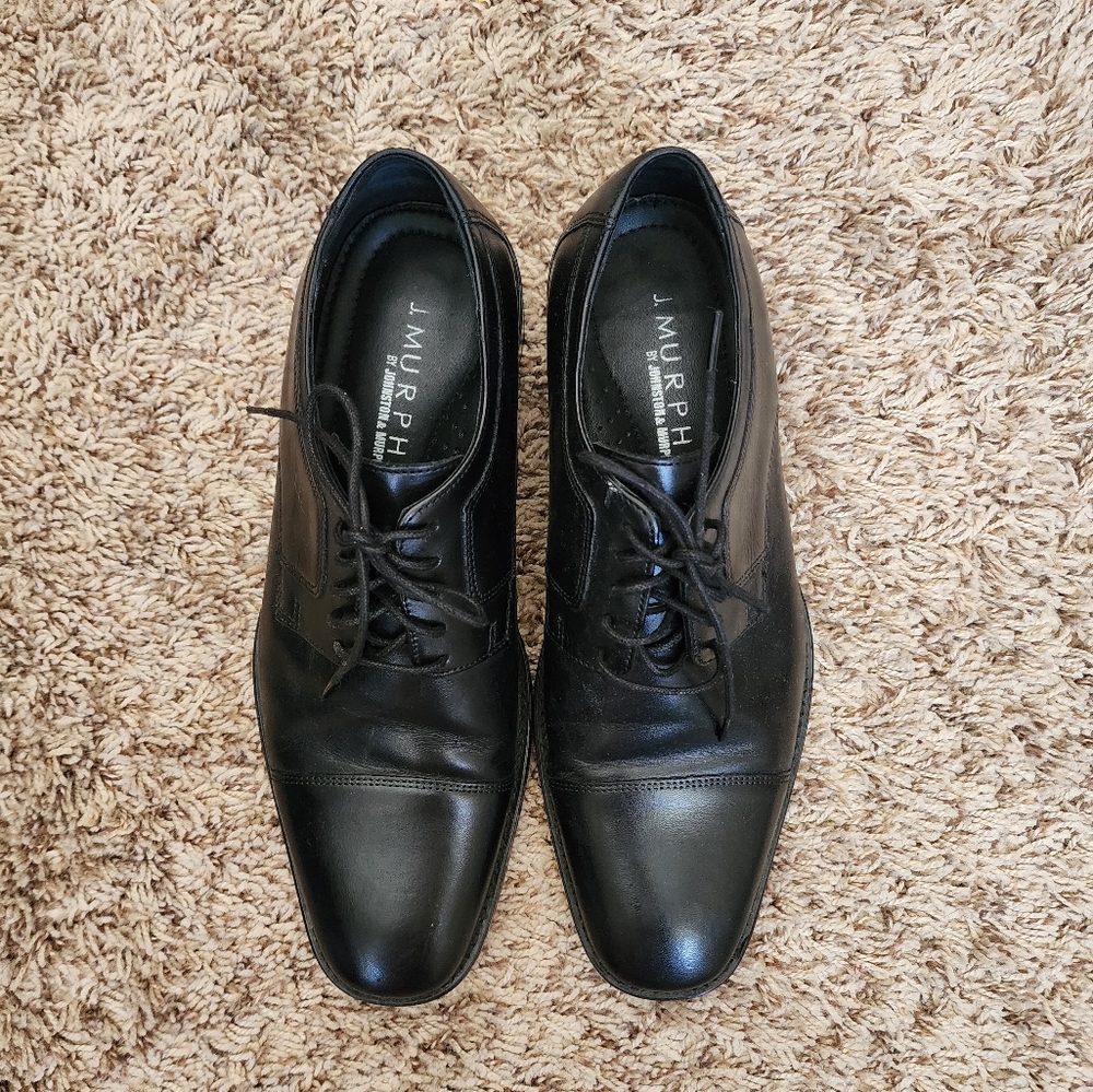 Johnston & Murphy Black Men's Oxfords